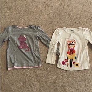 Girls shirts size 4